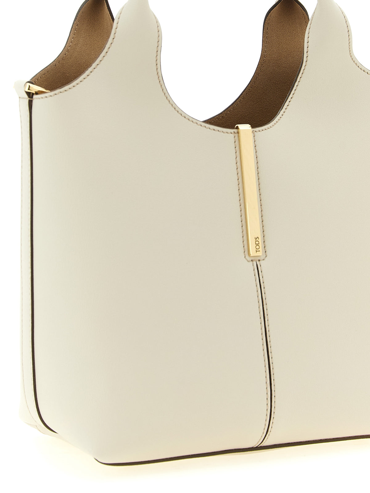 Sac cabas Tod's en veau blanc