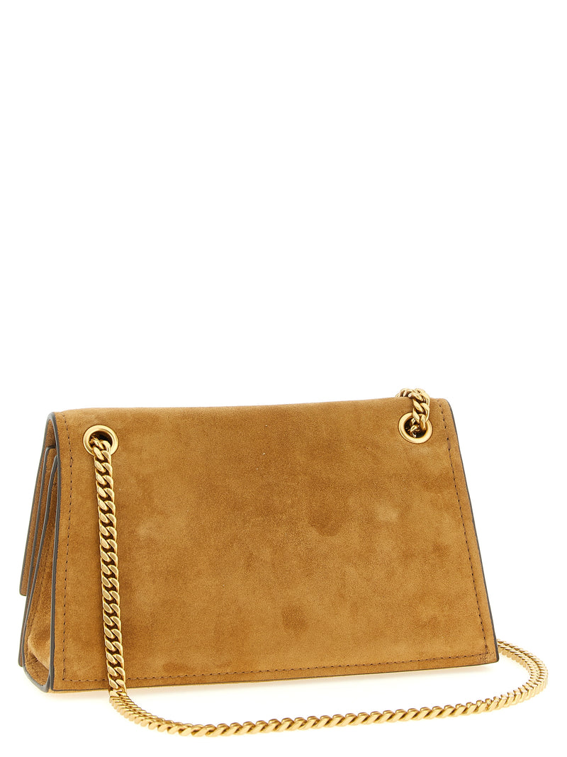 Sac porté épaule Tory Burch en veau marron