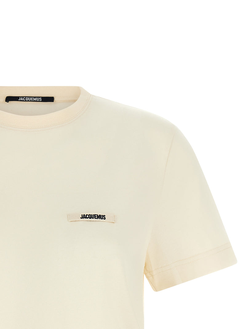 Jacquemus Beige Cotton T-Shirt