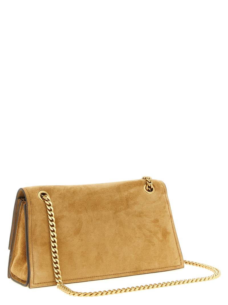 Sac porté épaule Tory Burch en veau marron