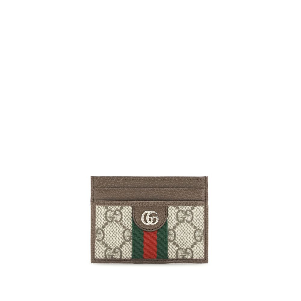 Gucci Ophidia Brown Polyethylene Cardholder