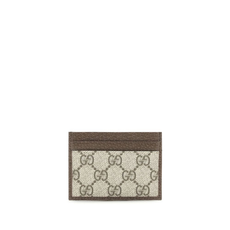 Gucci Ophidia Brown Polyethylene Cardholder