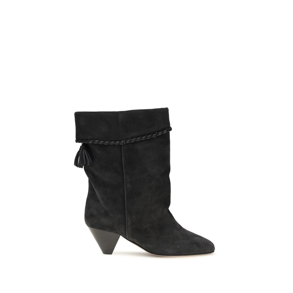 Bottes Isabel Marant en cuir de veau noir Bos Taurus