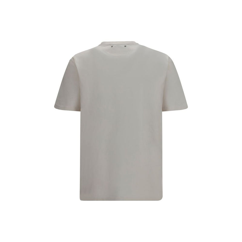 Golden Goose Deluxe White Cotton T-Shirt for Men