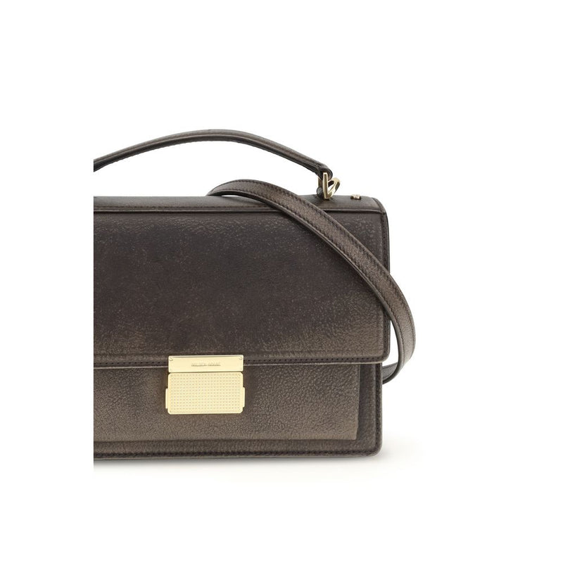 Sac à main Golden Goose en cuir de veau marron Bos Taurus