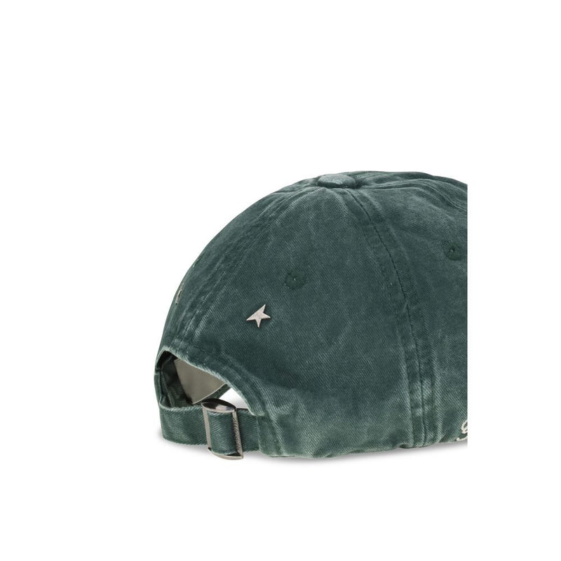 Casquette bicolore en coton Golden Goose