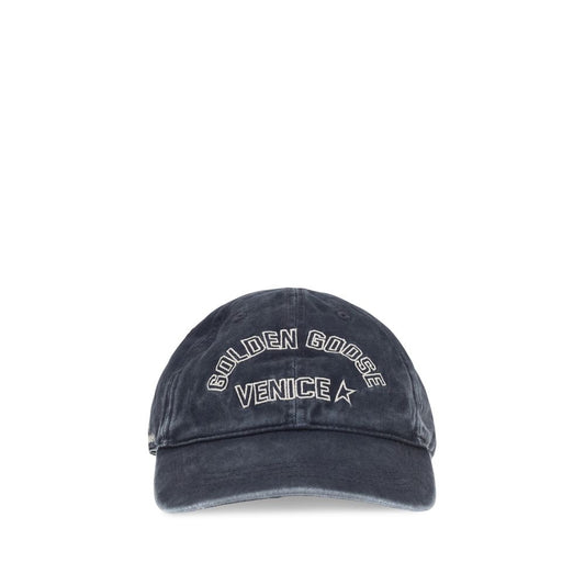 Casquette Golden Goose en coton bleu