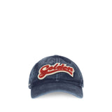 Golden Goose Journey Blue Cotton Baseball Cap