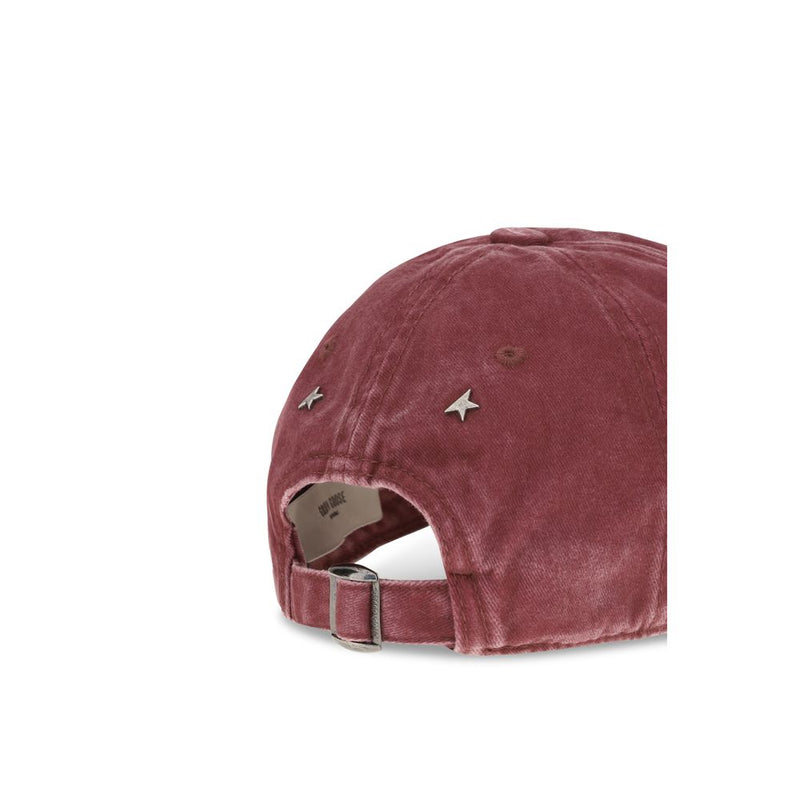 Golden Goose Bordeaux Cotton Baseball Cap