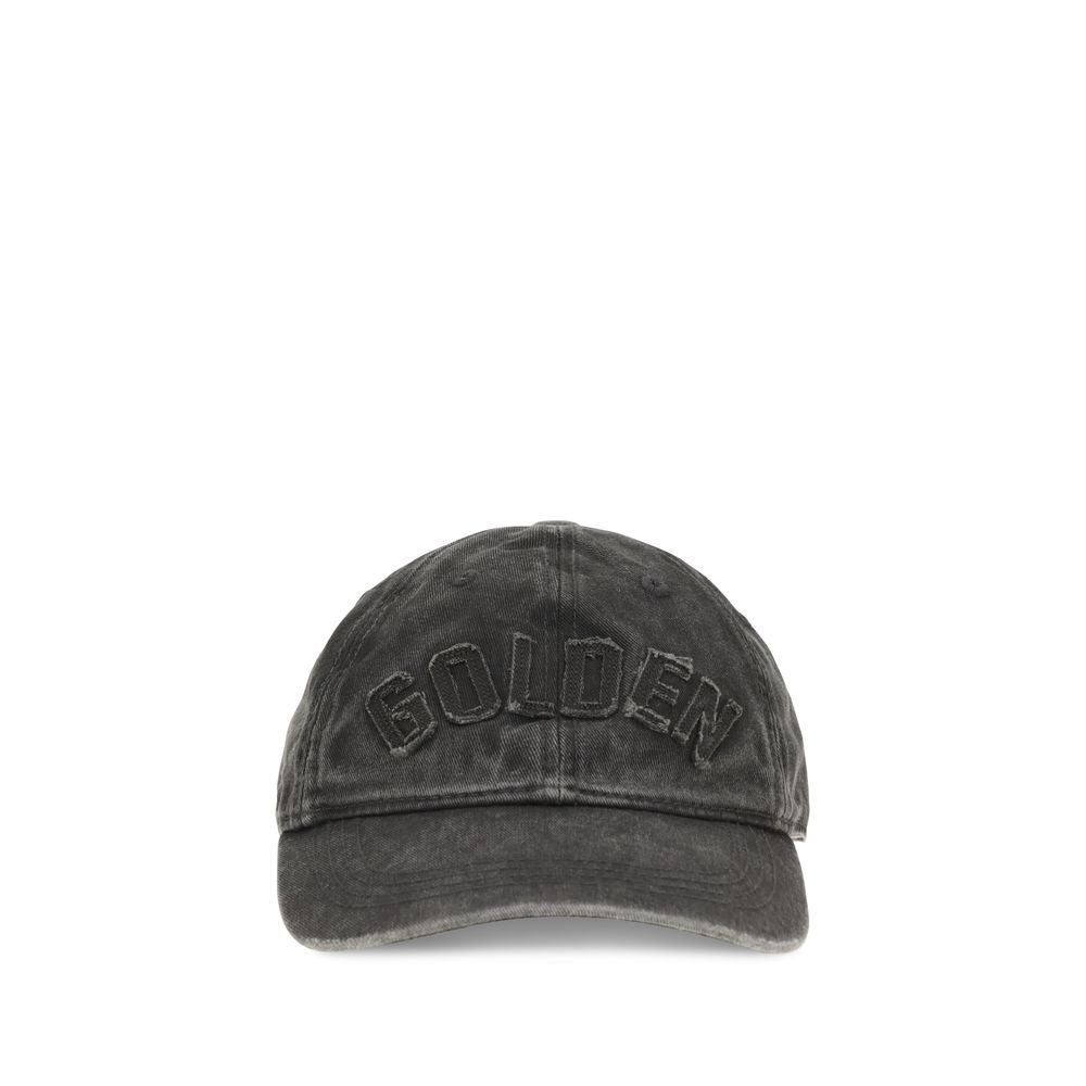 Golden Goose Gray Cotton Journey Baseball Cap
