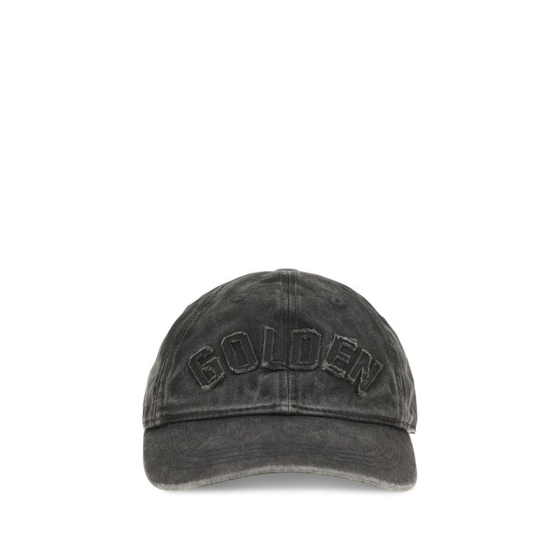Golden Goose Gray Cotton Cap - Journey Baseball Hat