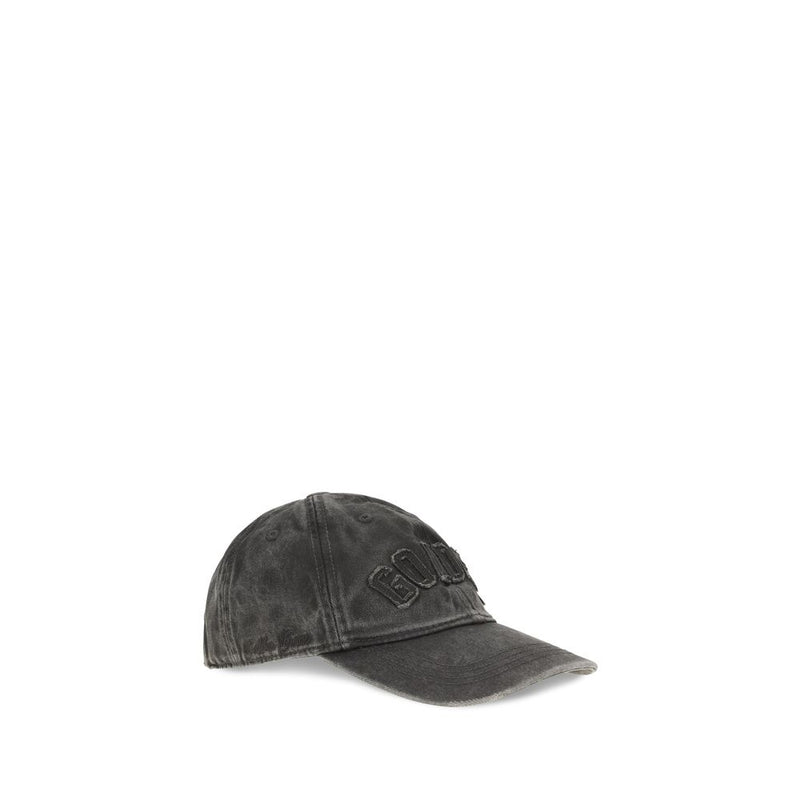 Golden Goose Gray Cotton Cap - Journey Baseball Hat