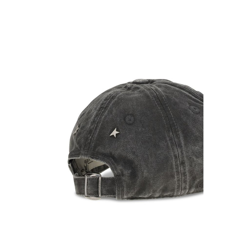 Golden Goose Gray Cotton Cap - Journey Baseball Hat
