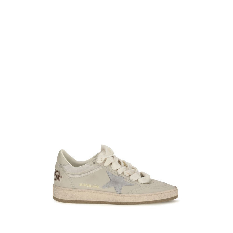 Baskets basses Golden Goose en cuir de veau beige Bos Taurus
