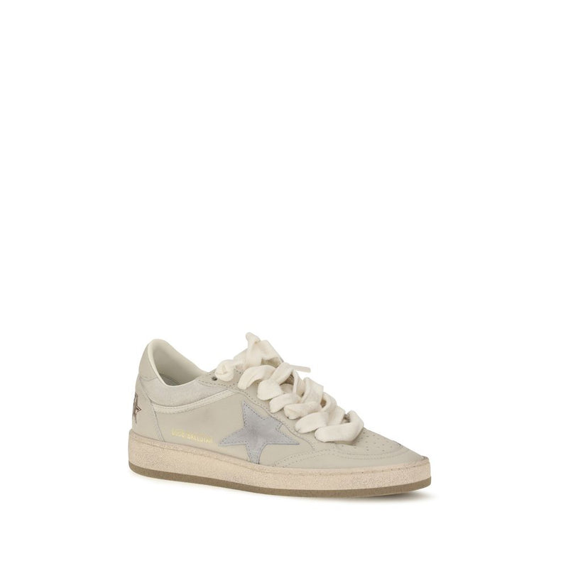 Baskets basses Golden Goose en cuir de veau beige Bos Taurus