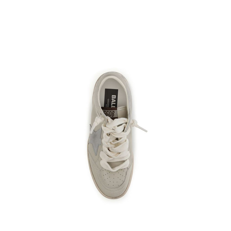 Baskets basses Golden Goose en cuir de veau beige Bos Taurus