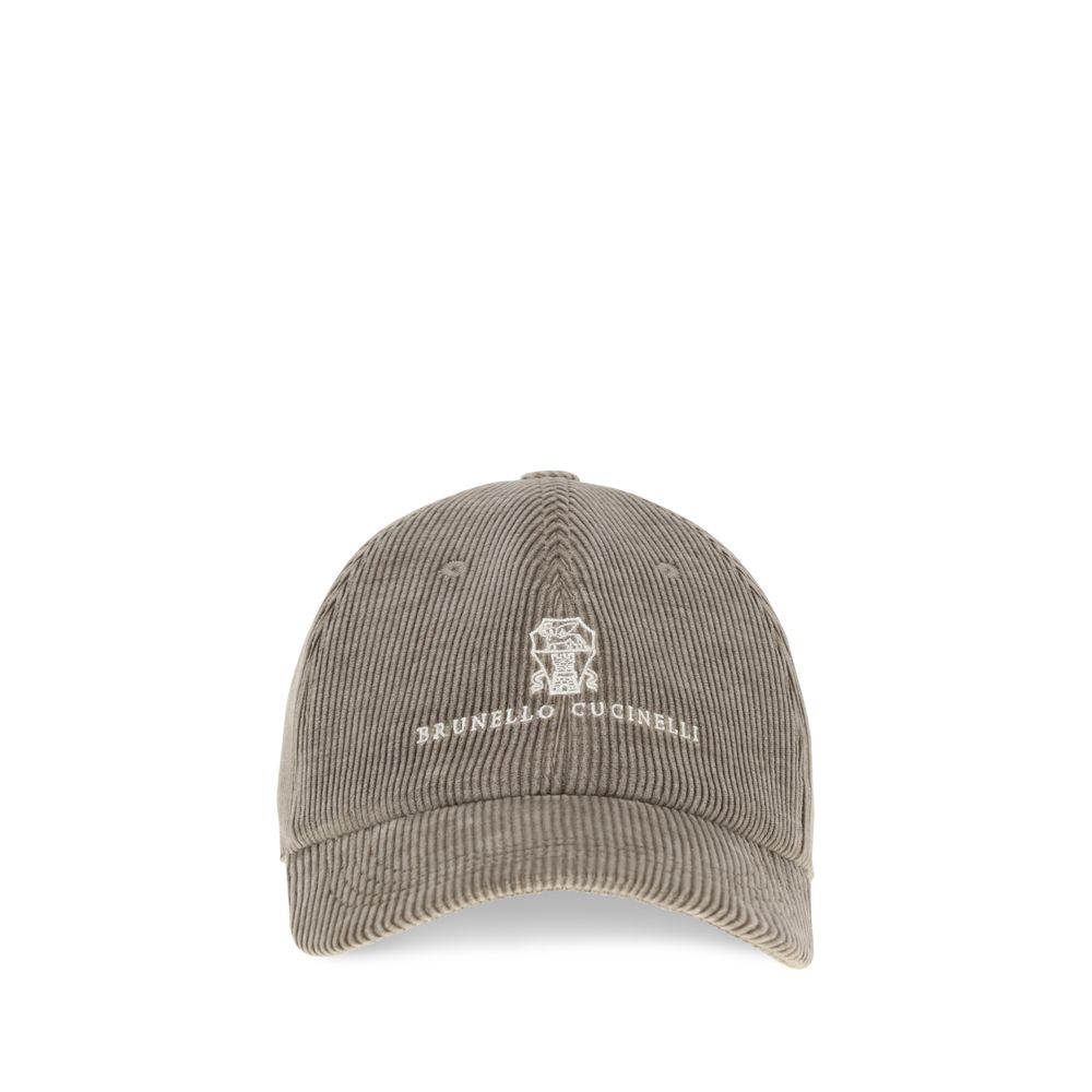 Casquette Brunello Cucinelli en coton beige (casquette de baseball)