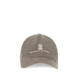 Casquette Brunello Cucinelli en coton beige (casquette de baseball)