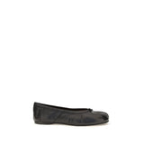Maison Margiela Black Lamb Ovis Aries Aries Ballet Flats
