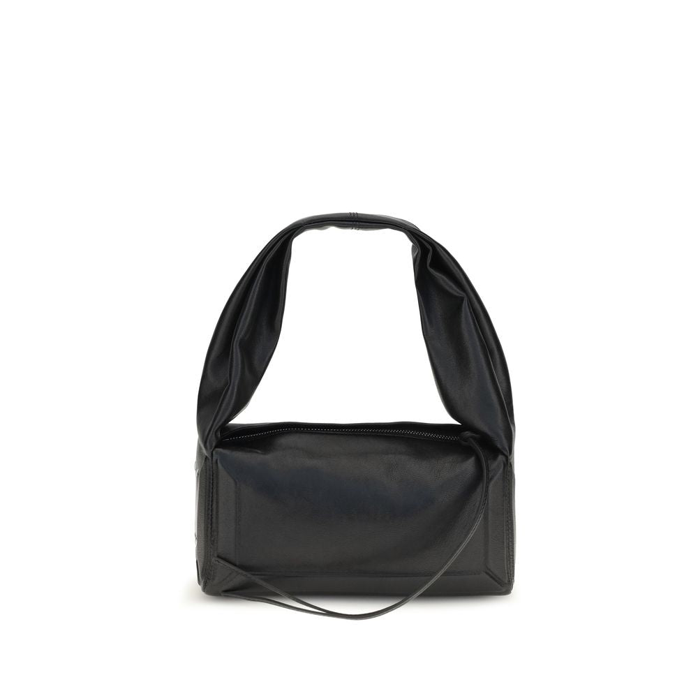 Maison Margiela Black Leather Shoulder Bag - East West Design