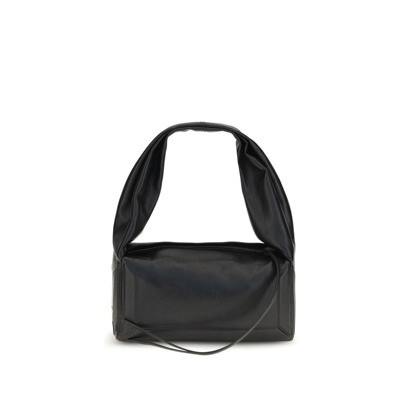 Maison Margiela Black Leather Shoulder Bag - East West Design