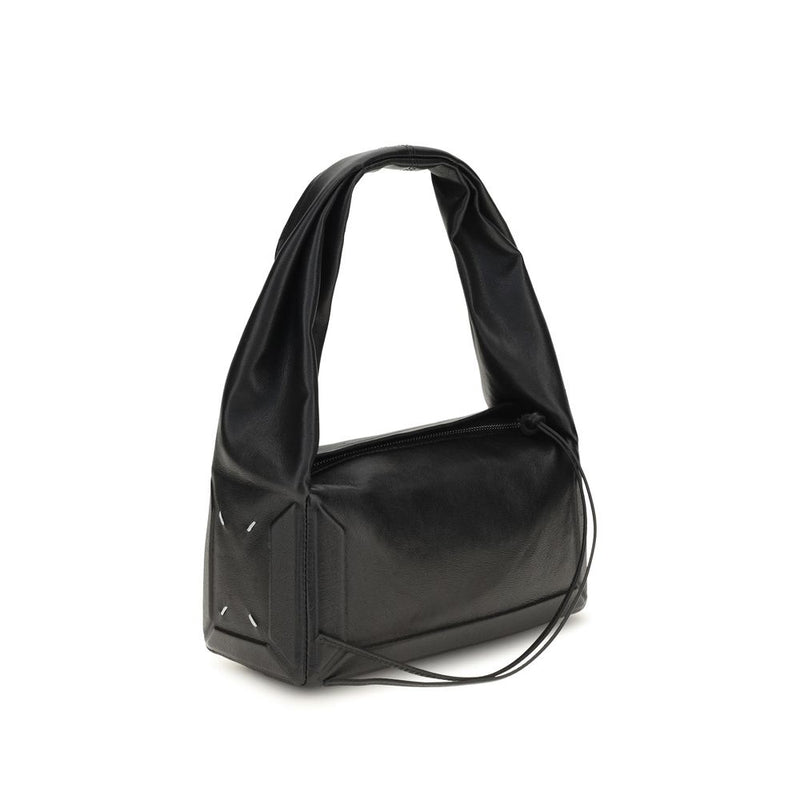 Maison Margiela Black Leather Shoulder Bag - East West Design