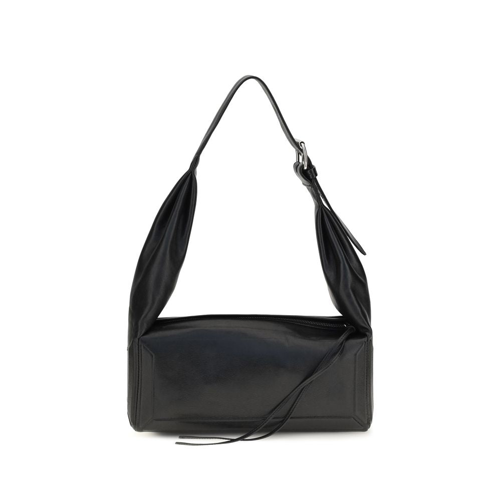 Maison Margiela East West Black Leather Shoulder Bag