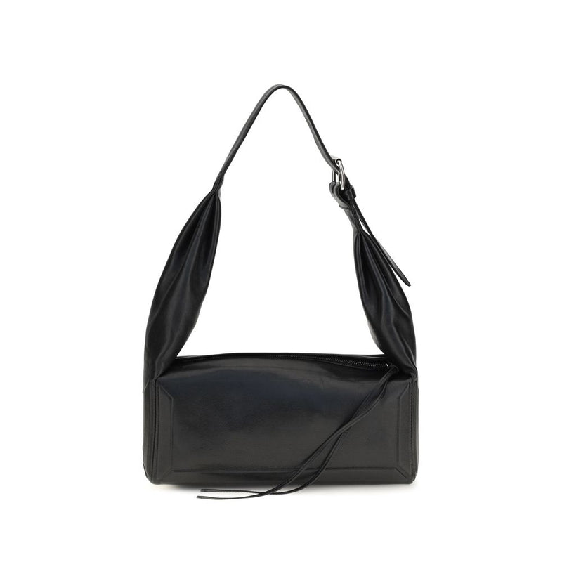 Maison Margiela East West Black Leather Shoulder Bag