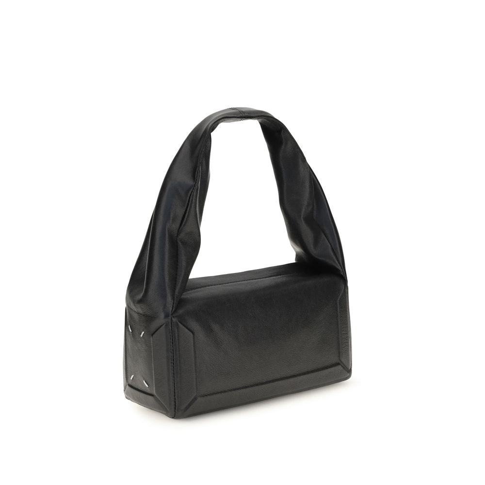 Maison Margiela Black Leather Shoulder Bag - East West Design