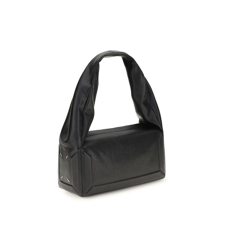 Maison Margiela Black Leather Shoulder Bag - East West Design
