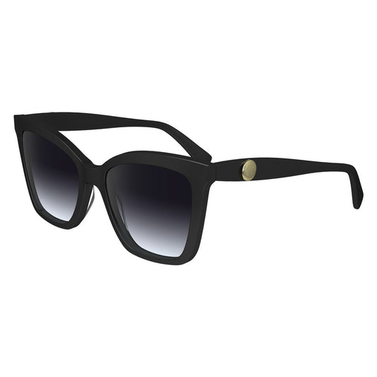 Lunettes de soleil Longchamp noires en acétate
