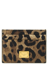 Porte-cartes Dolce & Gabbana en cuir de veau multicolore