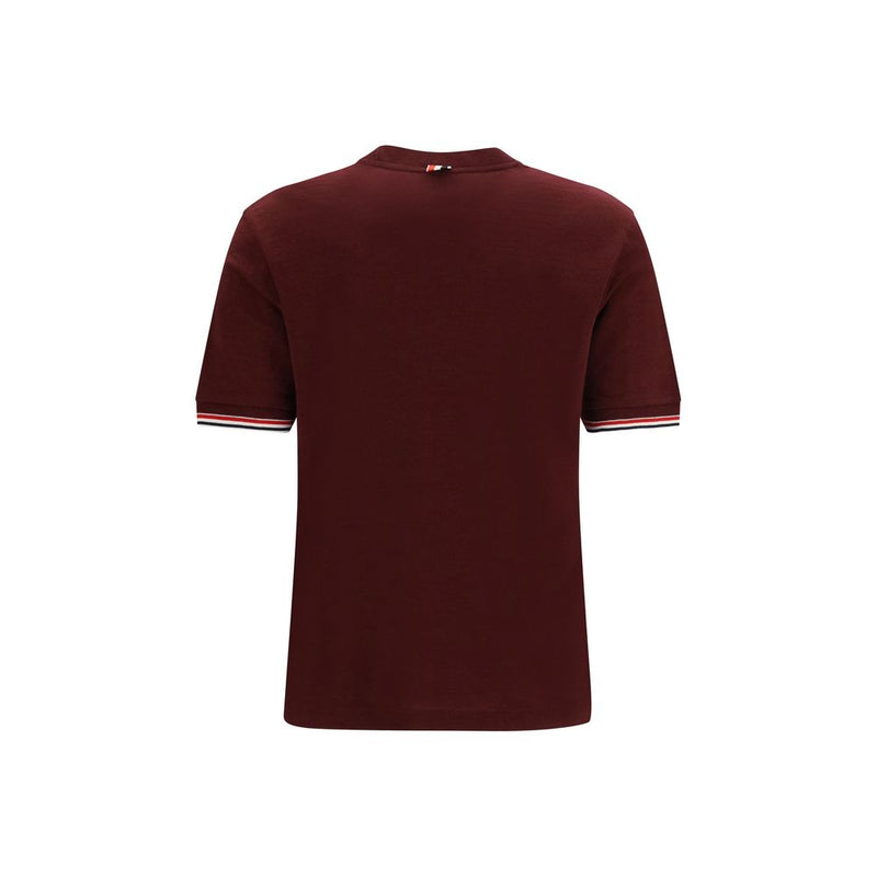 Thom Browne Bordeaux Wool Oves Aries T-Shirt