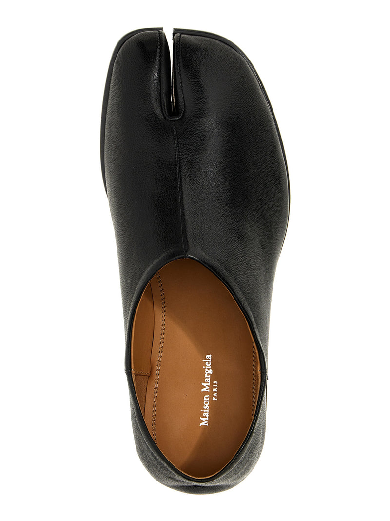 Maison Margiela Ballerines en cuir d'agneau noir