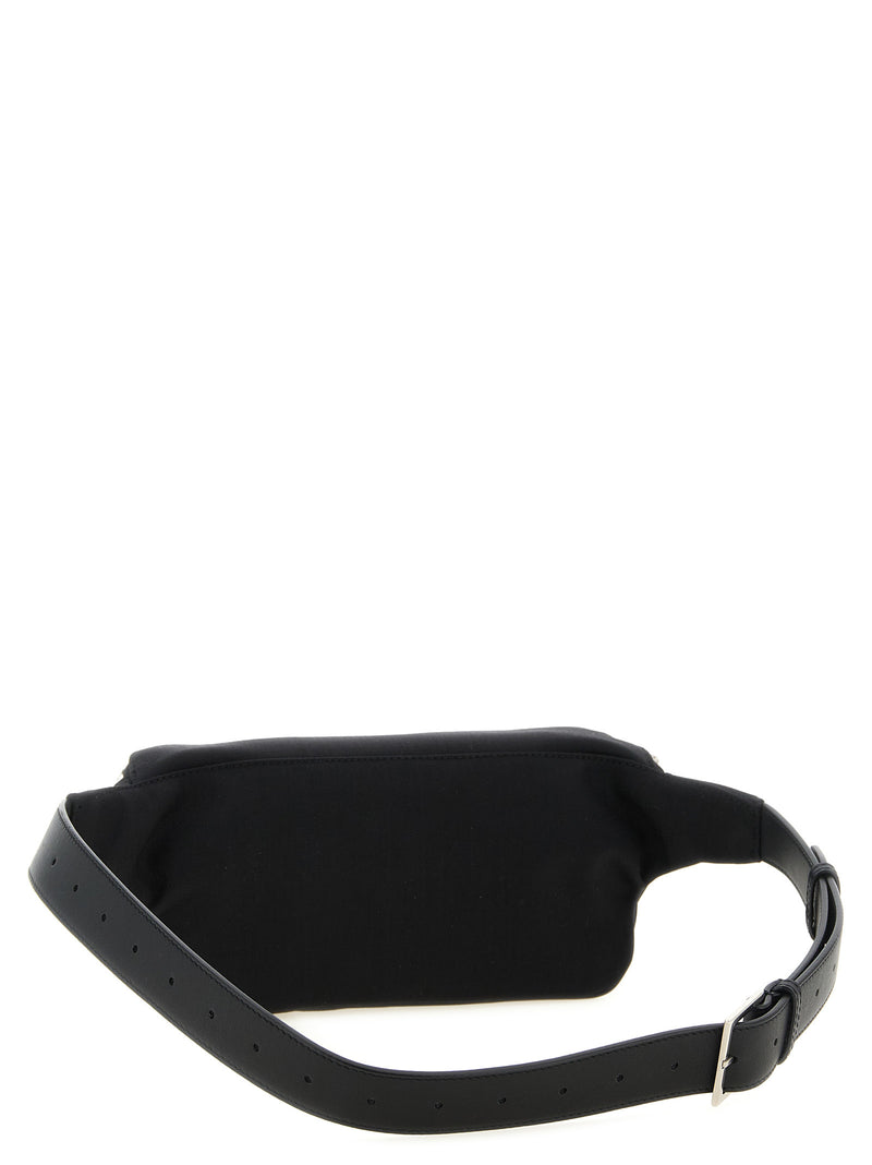 Sac bandoulière Saint Laurent en cuir d'agneau noir