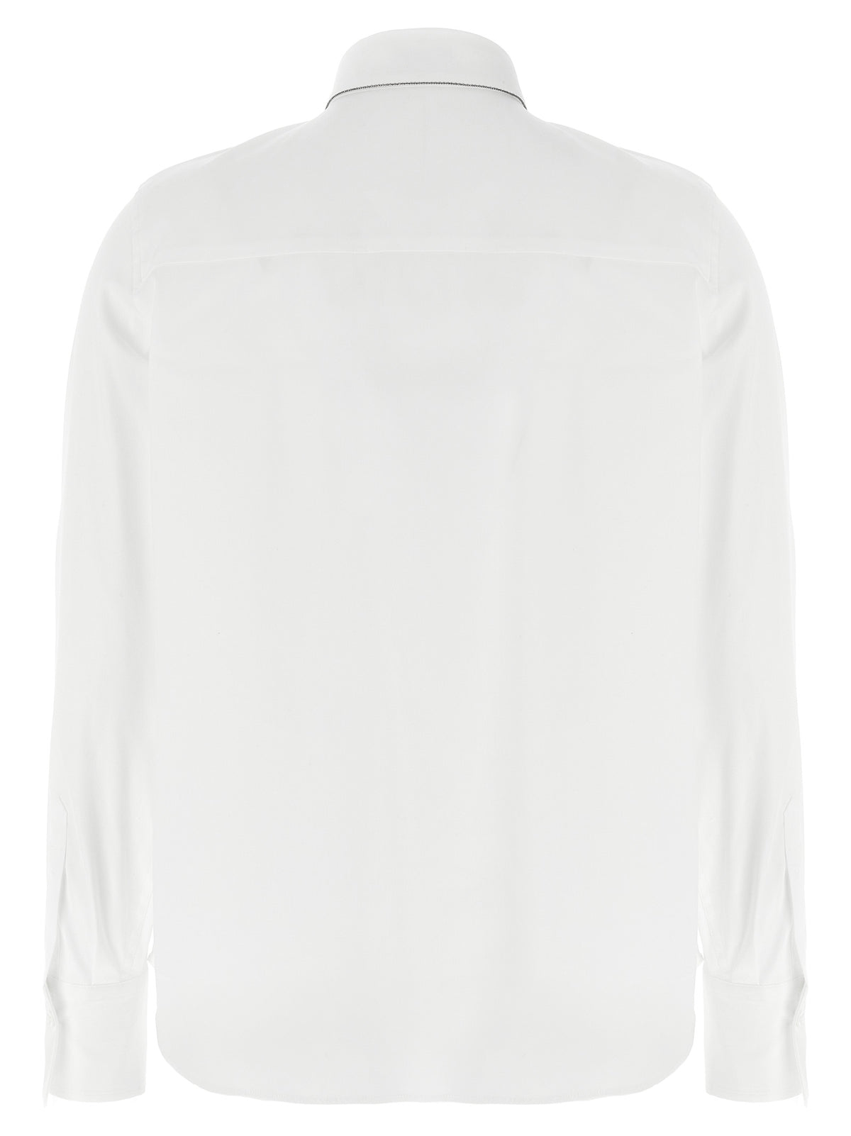 Brunello Cucinelli Blouse en Coton Blanc
