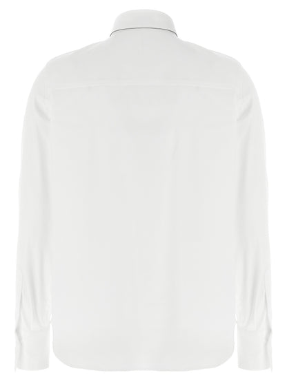 Brunello Cucinelli White Cotton Blouse