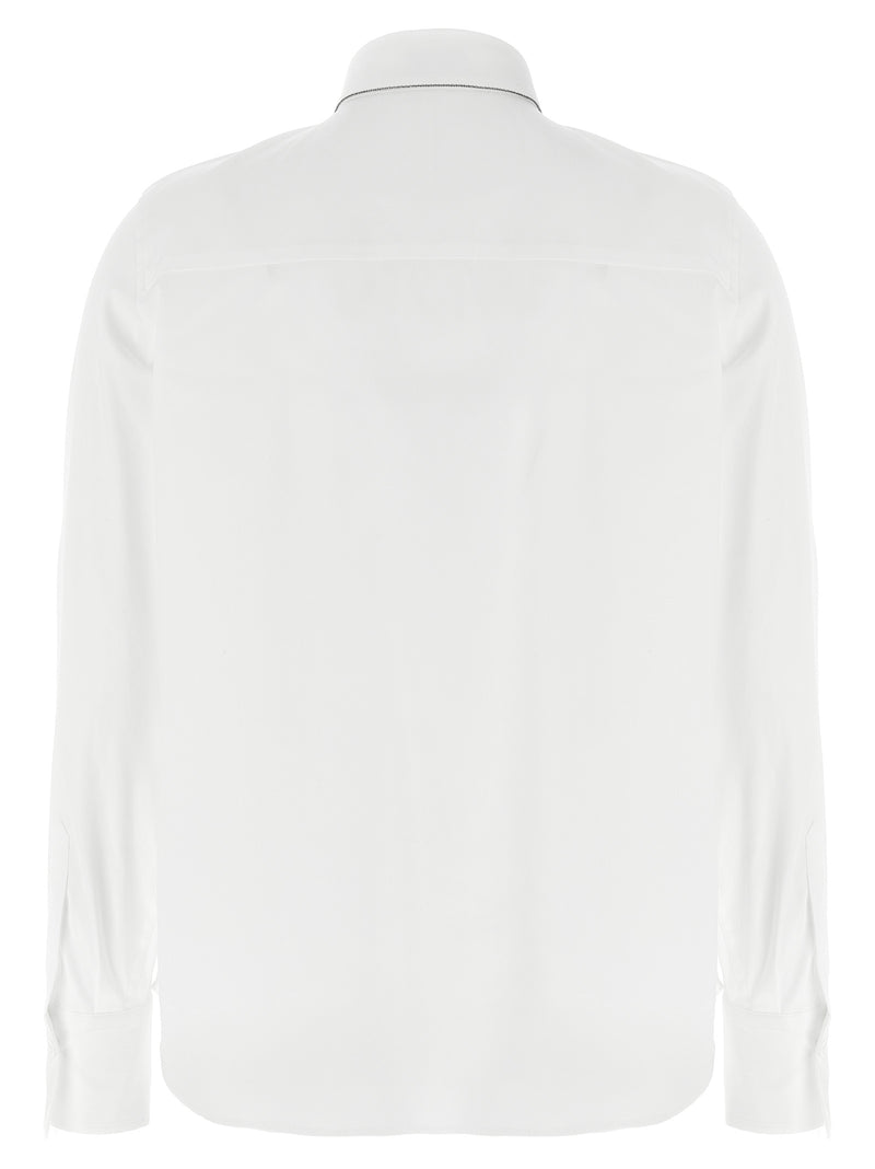 Brunello Cucinelli Blouse en Coton Blanc