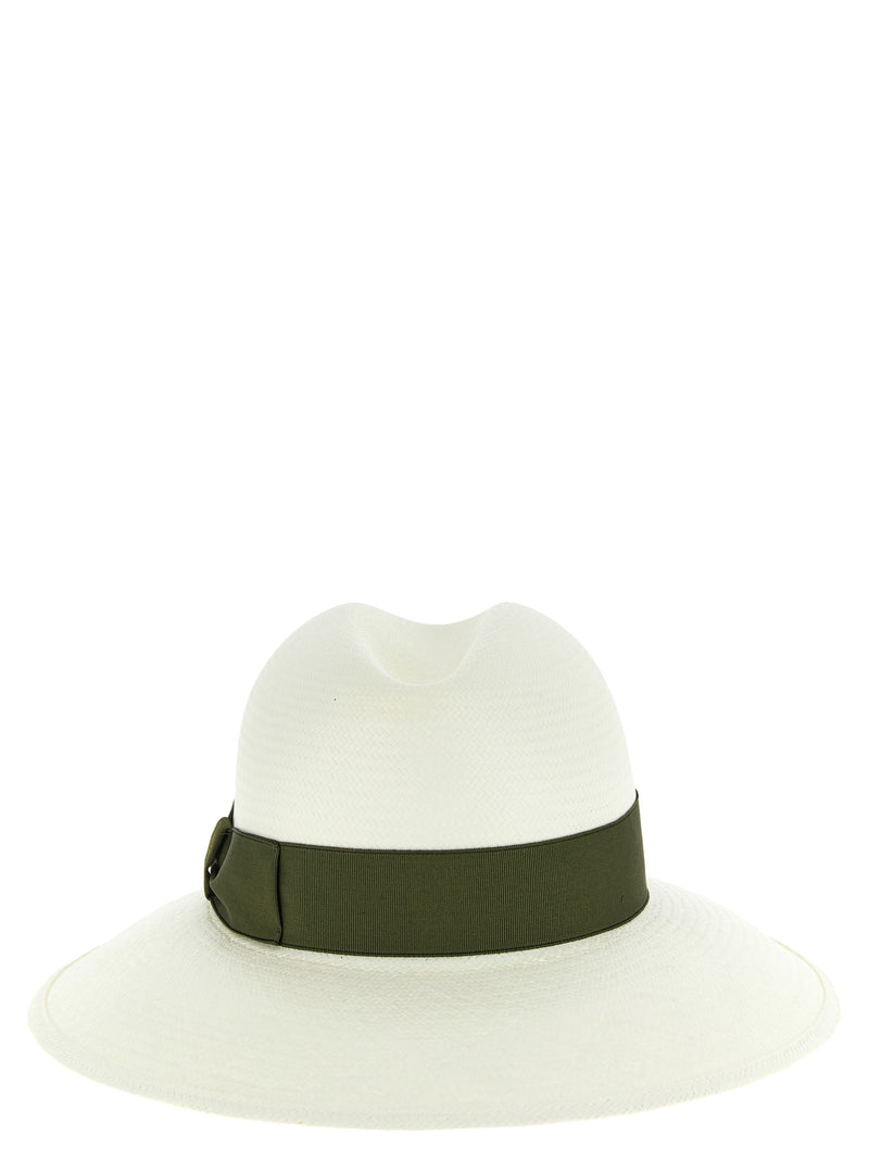 Borsalino Bicolor Hemp Fedora - Claudette Model