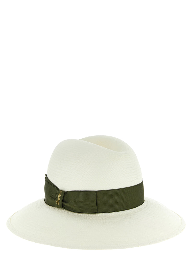 Borsalino Bicolor Hemp Fedora - Claudette Model