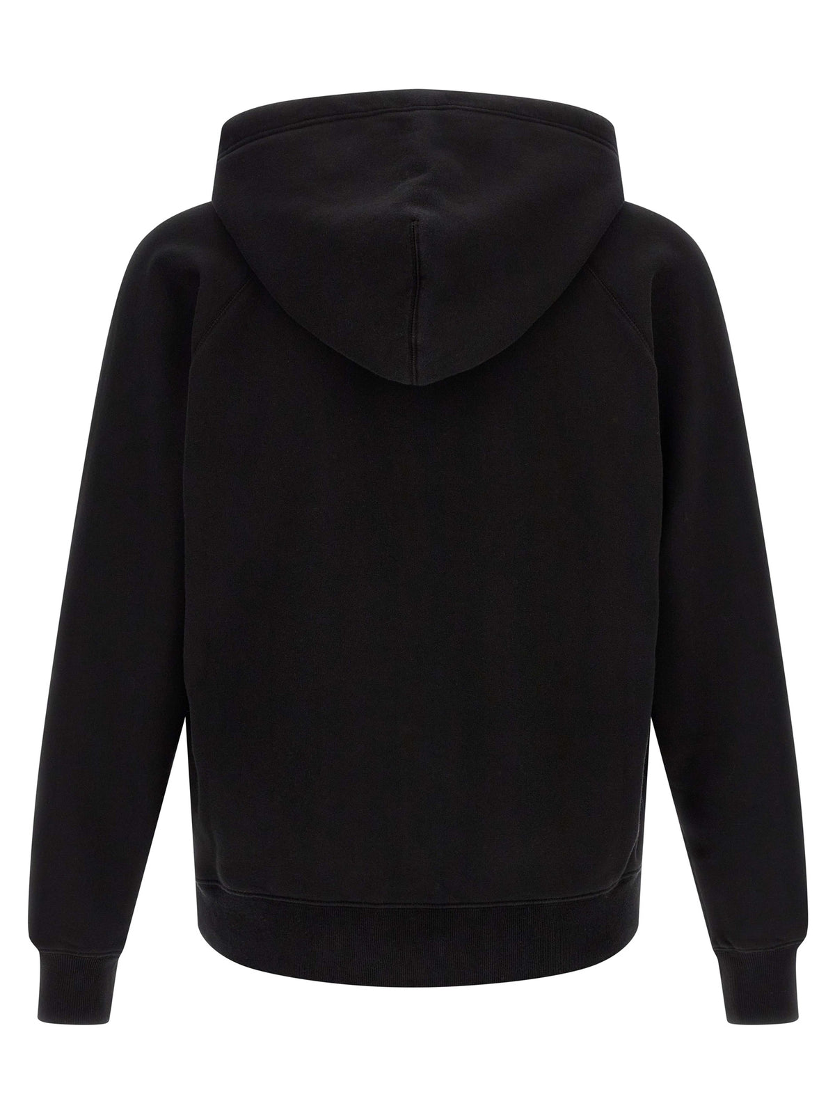 Sweat-shirt en coton noir Tom Ford