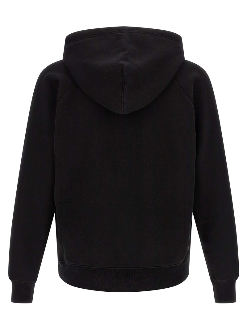 Sweat-shirt en coton noir Tom Ford