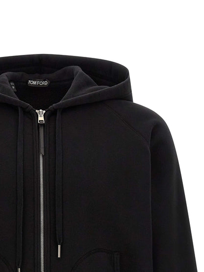 Tom Ford Black Cotton Sweatshirt