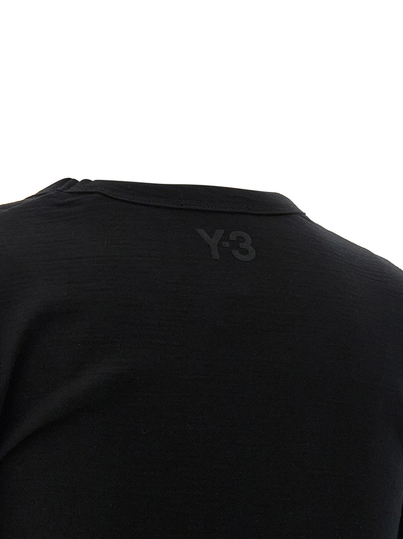 Y-3 Sportswear en laine mérinos noire