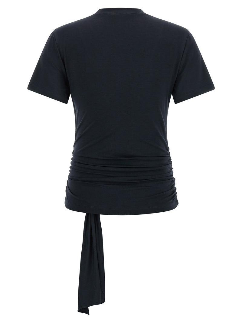 T-shirt bleu en lyocell 7 For All Mankind