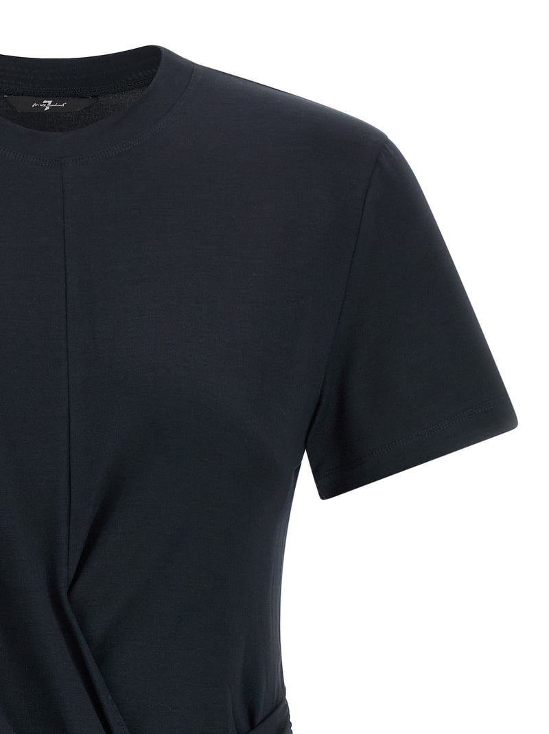 T-shirt bleu en lyocell 7 For All Mankind