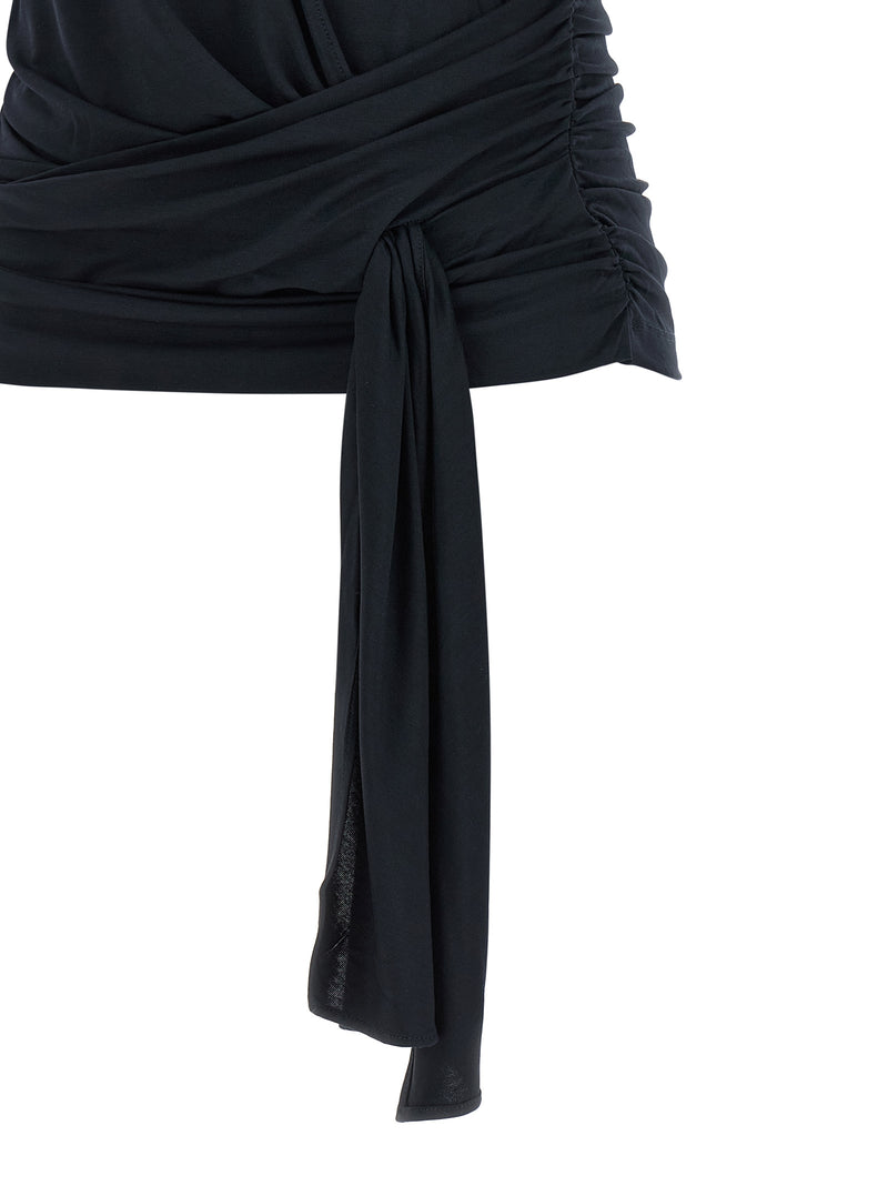 T-shirt bleu en lyocell 7 For All Mankind