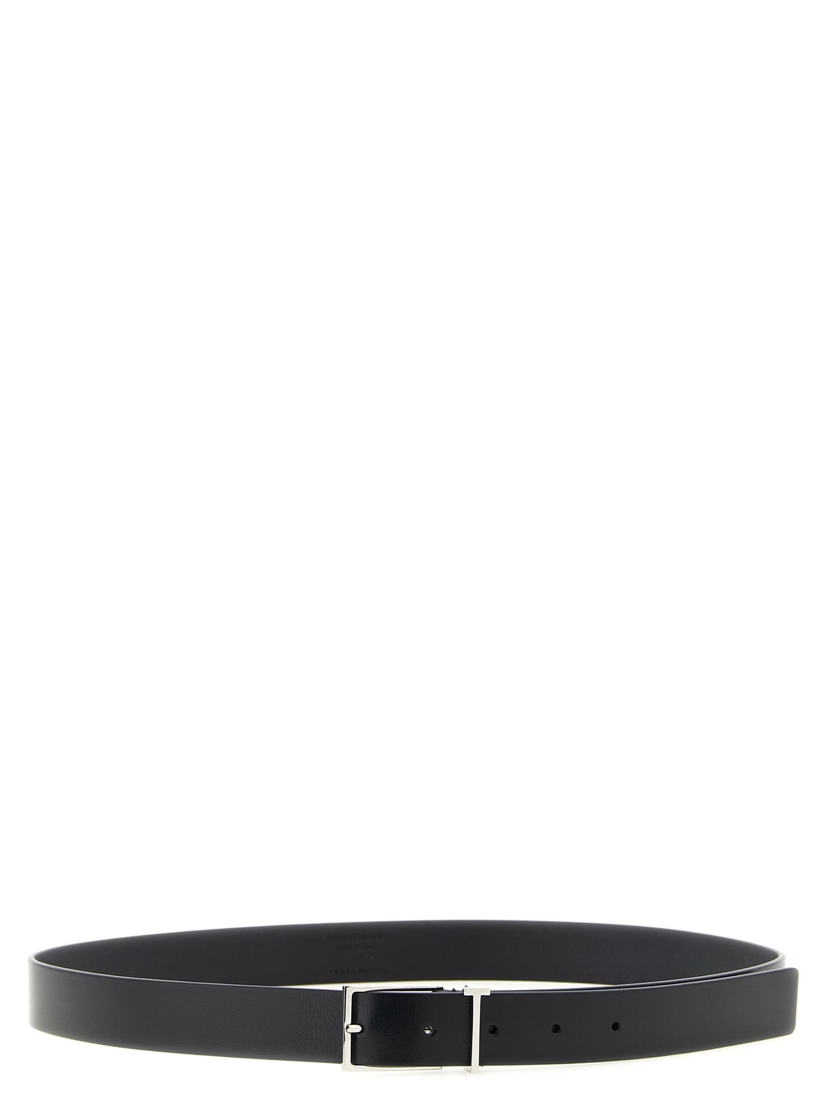 Tom Ford Black Calfskin Thin Belt - Luxury Accessory for Men