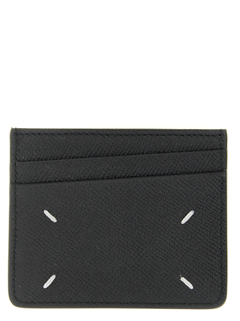 Maison Margiela Black Calfskin Cardholder - Sophisticated Accessory