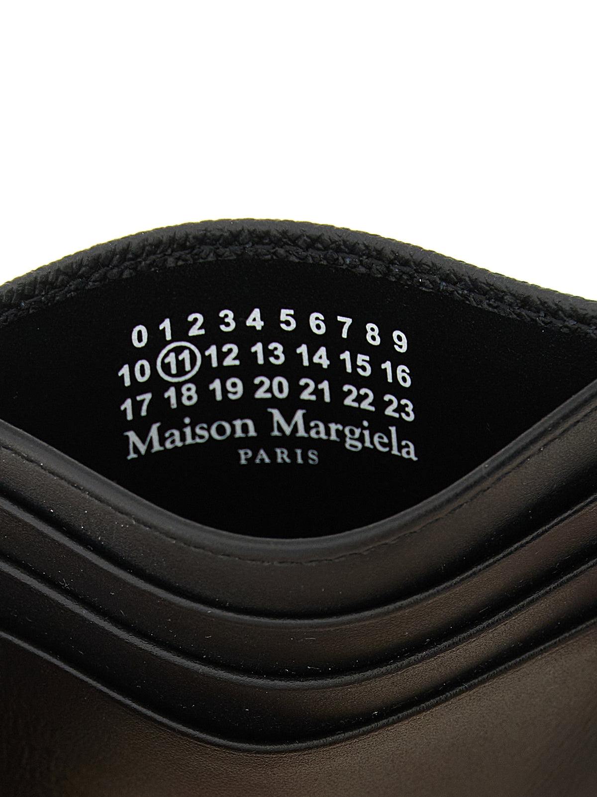 Maison Margiela Black Calfskin Cardholder